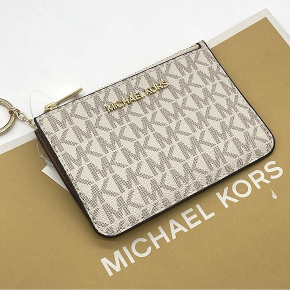 Michael Kors Small Top Zip Coinpouch w/ID - Picture 1 of 5